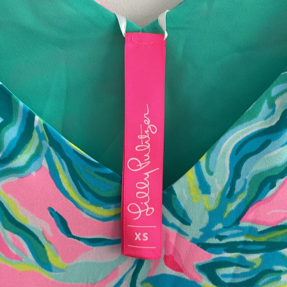 Lilly Pulitzer Colorful Sleeveless Top XS - Picture 2 of 5